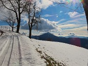 MONTE VACCAREGGIO (raggiunta quota 1430 m) da Malg (1078 m) di Dossena – 30genn26 - FOTOGALLERY